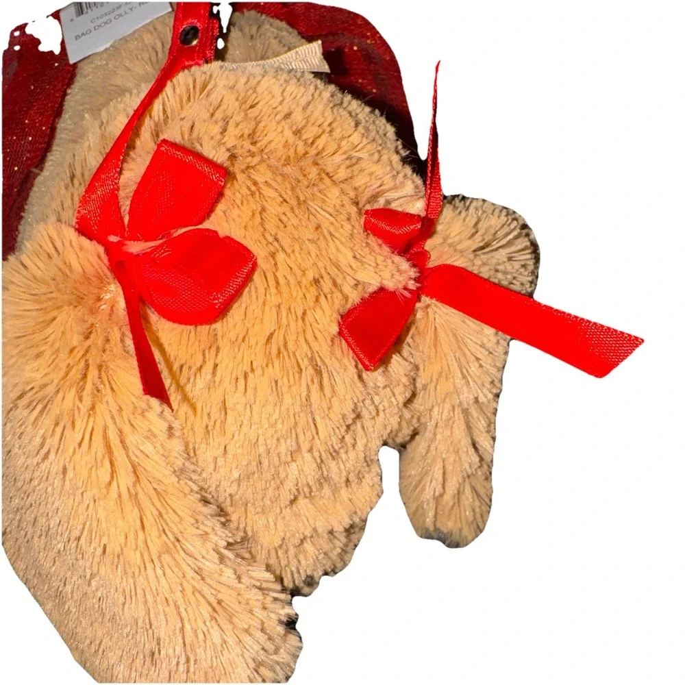 Olly And Me Puppy Dog Purse Red Tutu Bows W/ Tags Retriever Stuffed Animal 9